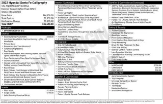 Hyundai SANTA FE 2023 AWD Calligraphy 4dr Crossover