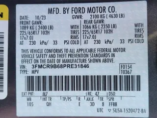 Ford Bronco Sport 2023 AWD Big Bend 4dr SUV