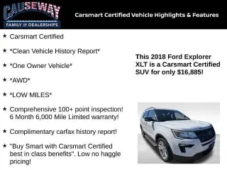 Ford Explorer 2018 AWD XLT 4dr SUV