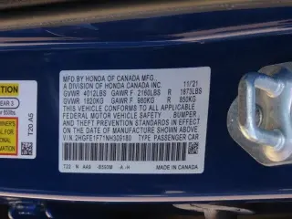 Honda Civic 2022 EX 4dr Sedan