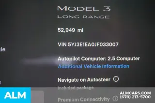 Tesla Model 3 2018 Long Range 4dr Fastback
