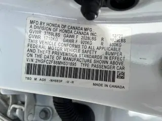 Honda Civic 2021 Sport 4dr Sedan