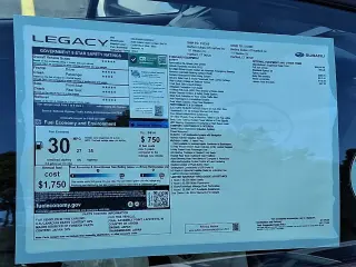 Subaru Legacy 2025 AWD Limited 4dr Sedan