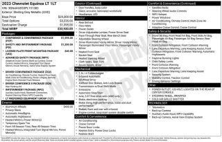 Chevrolet Equinox 2023 4x4 LT 4dr SUV w/1LT
