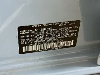 Subaru Crosstrek 2018 AWD 2.0i Limited 4dr Crossover