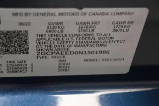 Chevrolet Silverado 1500 2022 4x2 LTZ 4dr Crew Cab 5.8 ft. SB