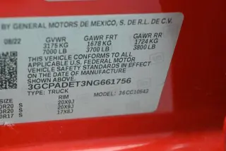 Chevrolet Silverado 1500 2022 4x2 RST 4dr Crew Cab 5.8 ft. SB