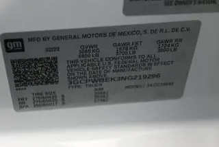Chevrolet Silverado 1500 Limited 2022 4x2 Custom 4dr Crew Cab 5.8 ft. SB