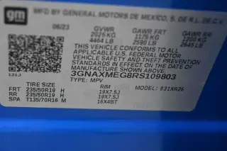 Chevrolet Equinox 2024 RS 4dr SUV
