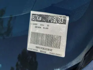 Honda Civic 2020 EX 4dr Sedan