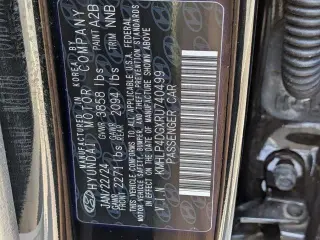 Hyundai ELANTRA 2024 Limited 4dr Sedan