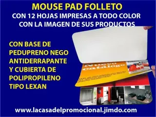 MOUSE PAD DE LEXAN PERSONALIZA