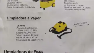 SE VENDE LIMPIADORA A VAPOR