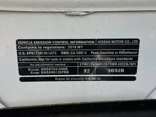 Nissan Frontier 2019 4x4 SV 4dr Crew Cab 5 ft. SB 6M