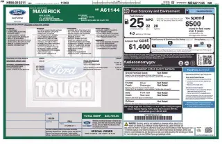 Ford Maverick 2022 AWD XL 4dr SuperCrew 4.5 ft. SB