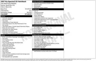 Kia Spectra 2007 Spectra5 SX 4dr Wagon 4A