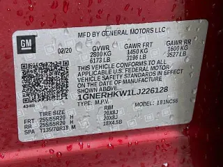 Chevrolet Traverse 2020 LT Leather 4dr SUV