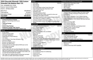 Chevrolet Silverado 1500 2024 4x4 Custom 4dr Double Cab 6.6 ft. SB
