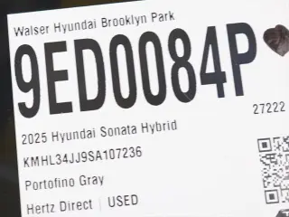 Hyundai SONATA Hybrid 2025 SEL 4dr Sedan
