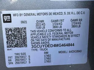 2021 Chevrolet Silverado 1500