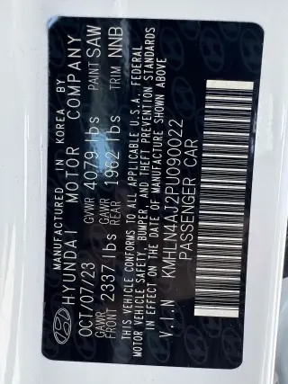 2023 Hyundai Elantra Hybrid