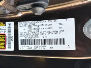 2022 Toyota Tundra 4WD Limited
