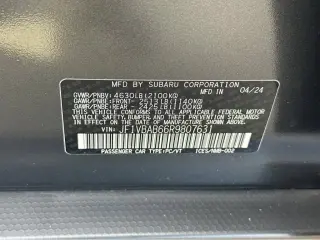 2024 Subaru WRX