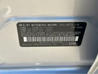 2024 Mitsubishi Mirage G4 Black Edition