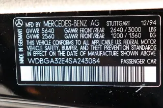 1995 Mercedes-Benz S320