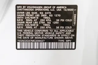 2021 Volkswagen Atlas Cross Sport