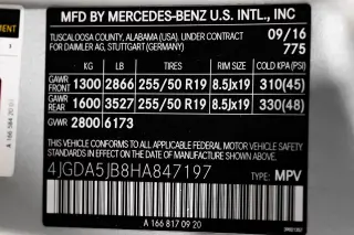 2017 Mercedes-Benz GLE 350