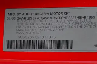 2003 Audi TT