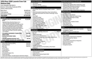 Ram 2500 2024 4x4 Laramie 4dr Crew Cab 6.3 ft. SB Pickup