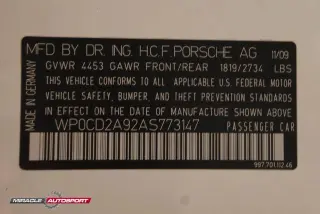 2010 PORSCHE 911