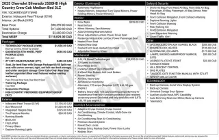 2025 Chevrolet Silverado 2500HD