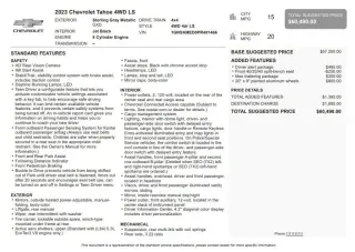 2023 Chevrolet Tahoe