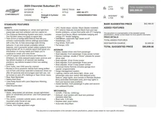 2025 Chevrolet Suburban