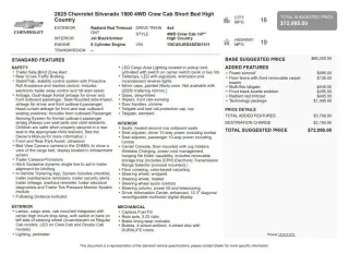 2025 Chevrolet Silverado 1500