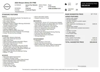 2024 Nissan Altima