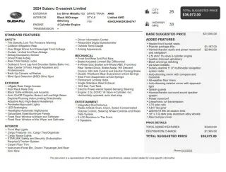 2024 Subaru Crosstrek