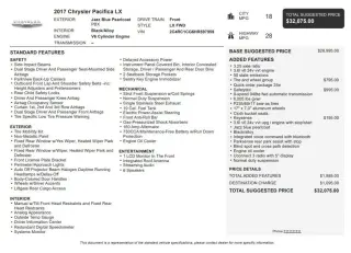 2017 Chrysler Pacifica