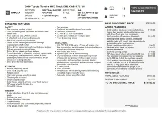 2010 Toyota Tundra 4WD Truck