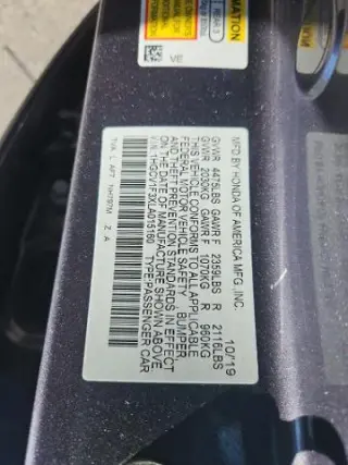 Honda Accord 2020 Sport 4dr Sedan (1.5T I4 CVT)