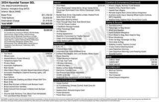 Hyundai TUCSON 2024 AWD SEL 4dr SUV