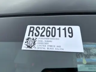 2026 Subaru Crosstrek