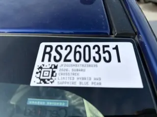 2026 Subaru Crosstrek