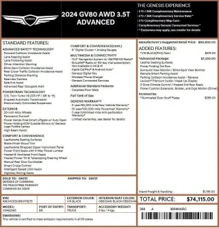 2024 Genesis GV80