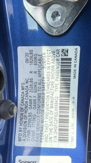 2020 Honda Civic