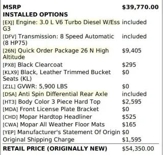 2021 Jeep Wrangler