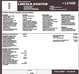 2023 Lincoln Aviator